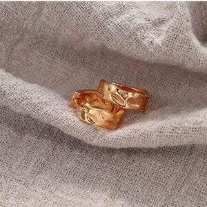 14K Gold CZ Earrings